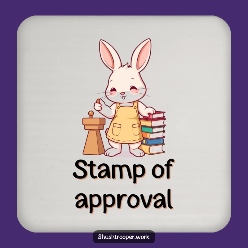 Funny Bunny Drink Coaster: Efficient Surface Protection