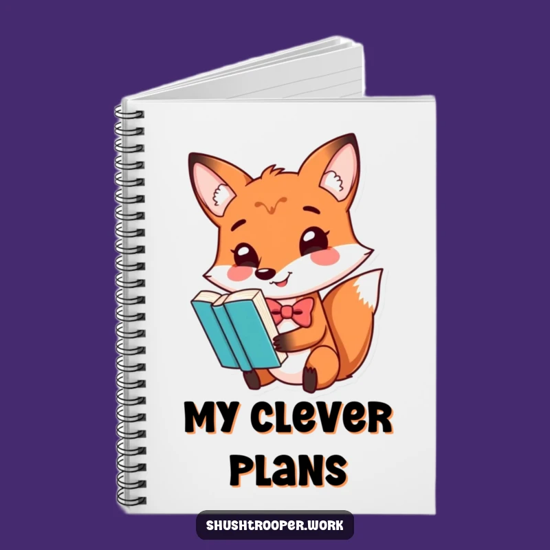Funny Fox Notebook: Jot Down Clever Ideas with a Dapper Friend